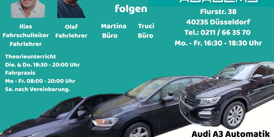 Foto der Fahrschule DriveAcademy Fahrschule Logothetis Flurstraße 38 40235 Düsseldorf - Flingern.