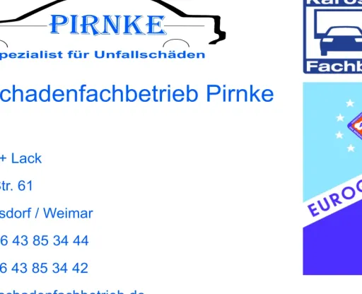 Unfallschadenfachbetrieb Pirnke